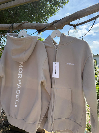 MOR Padel Coastal Zip Hoodie, lifestyle photo