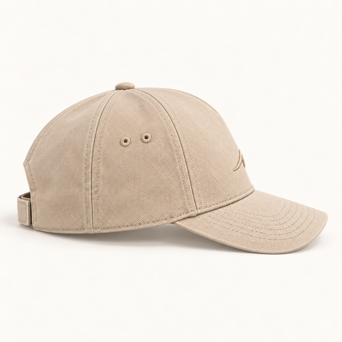 MOR Padel Wave Cap in Sand, side view