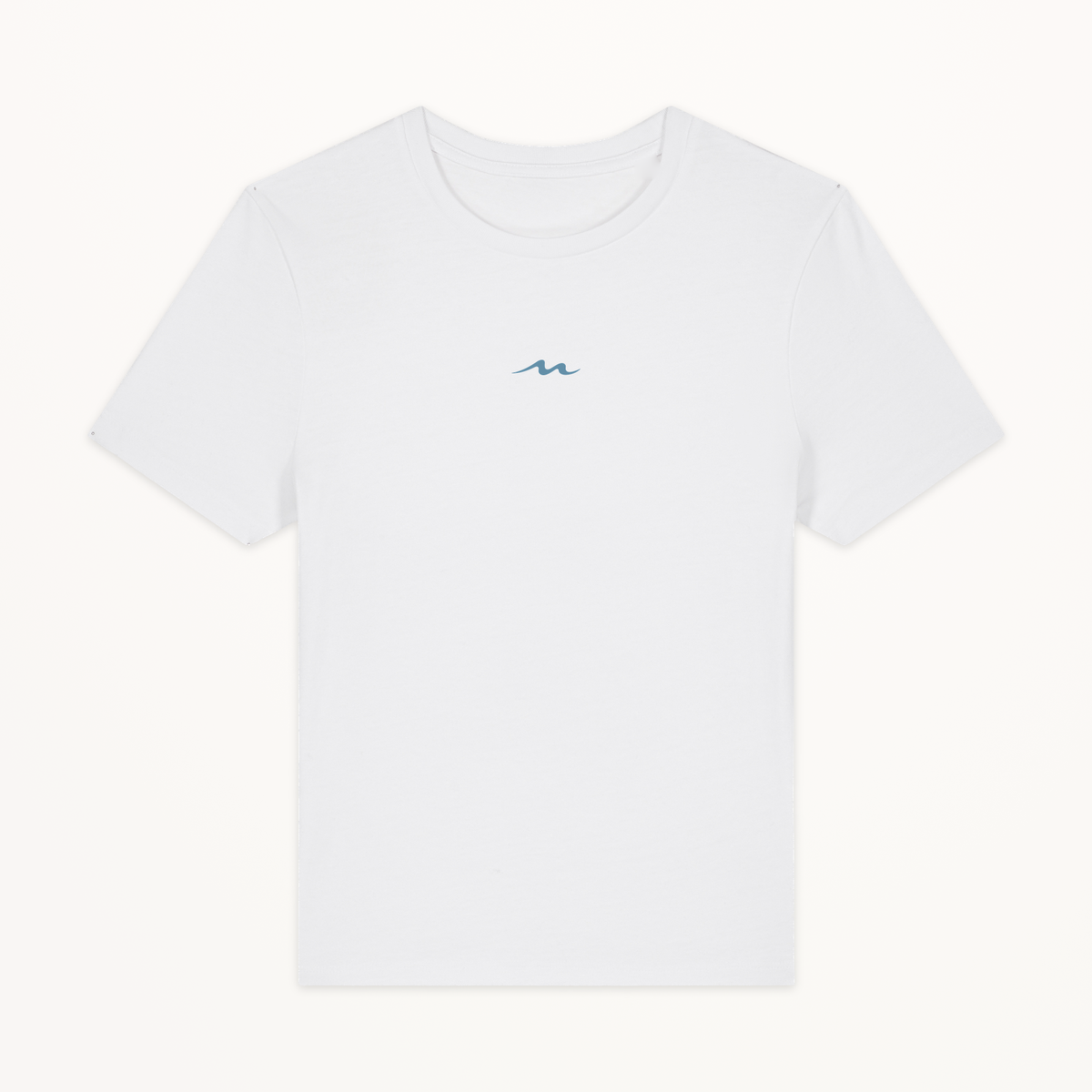 MOR Padel Women’s Tee in White, front view